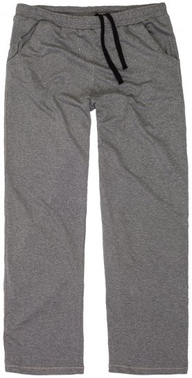 Adamo Athen Sweatpants with Open Hem Grey - Спортни панталони & Kъси панталони - мъжки спортни панталони големи размери