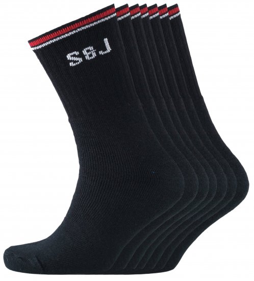 Smith & Jones Bexley 7-pack Socks Black (40-45) - Бельо & Бански шорти - Мъжко бельо големи размери