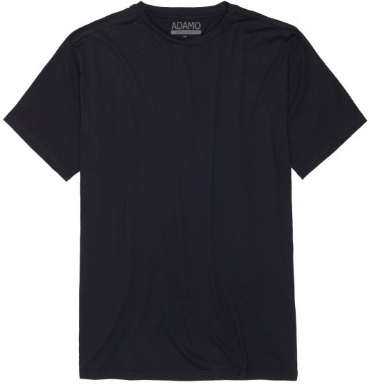 Adamo Bud Regular fit Heavy weight T-shirt Navy - Тениски - мъжки тениски големи размери