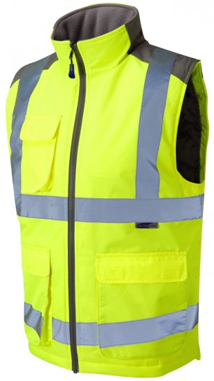 Leo Torrington Bodywarmer Yellow - Работно облекло - мъжки работно облекло големи размери