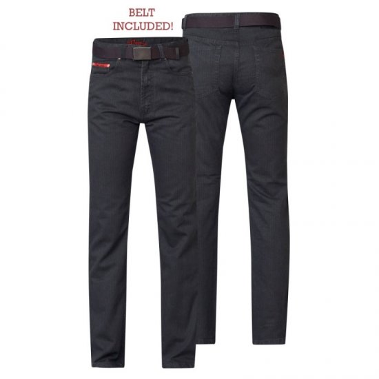 Duke Canary Bedford cord-pants Charcoal - Дънки и панталони - мъжки Дънки и панталони големи размери