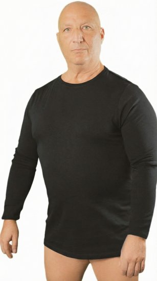 20 Nodi Carbino Long Sleeve Sport T-Shirt Black - Тениски с дълъг ръкав - Тениски с дълъг ръкав големи размери
