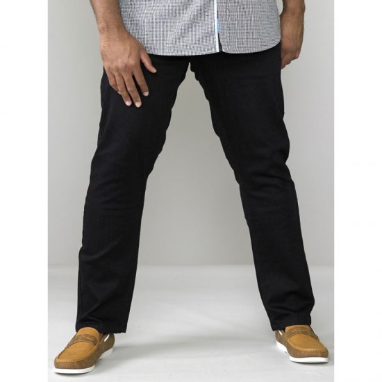 D555 Claude Stretch Jeans Black TALL SIZES - МЪЖКО ОБЛЕКЛО MT-6XLT - дрехи за високи мъже