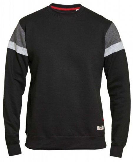 D555 Clermont Sweatshirt Black - Суичъри & cуичъри с качулка - мъжки суичъри големи размери