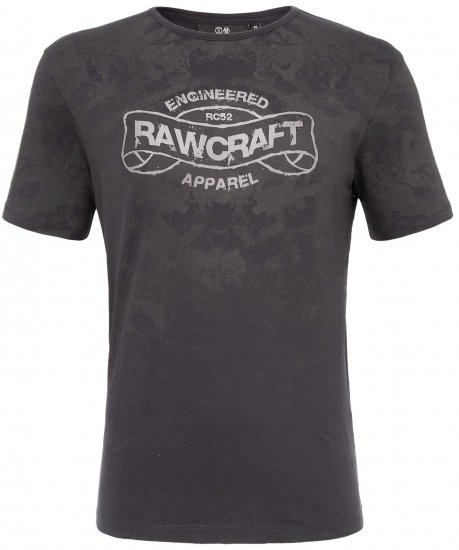 Rawcraft Crowler T-shirt Black - Тениски - мъжки тениски големи размери