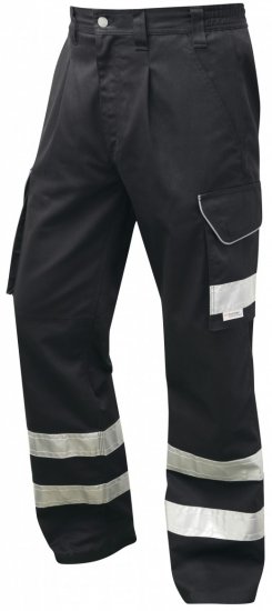 Leo Ilfracombe Cargo Pants Black - Работно облекло - мъжки работно облекло големи размери