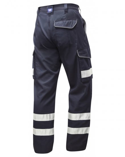 Leo Ilfracombe Cargo Pants Navy - Работно облекло - мъжки работно облекло големи размери