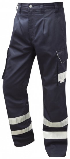 Leo Ilfracombe Cargo Pants Navy - Работно облекло - мъжки работно облекло големи размери