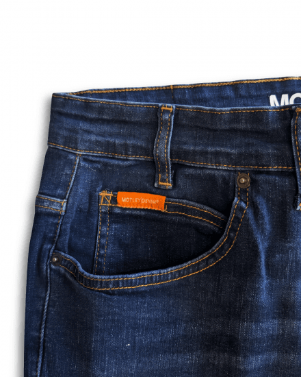Motley Denim Soho 5-Pocket Jeans Dark Wash - Дънки и панталони - мъжки Дънки и панталони големи размери