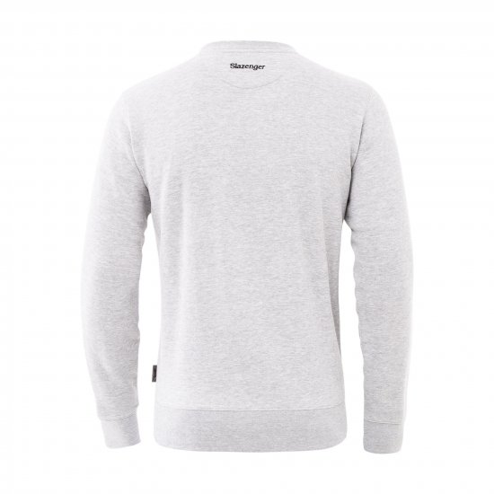 Slazenger Dean Sweatshirt Grey - Суичъри & cуичъри с качулка - мъжки суичъри големи размери