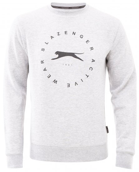Slazenger Dean Sweatshirt Grey - Суичъри & cуичъри с качулка - мъжки суичъри големи размери