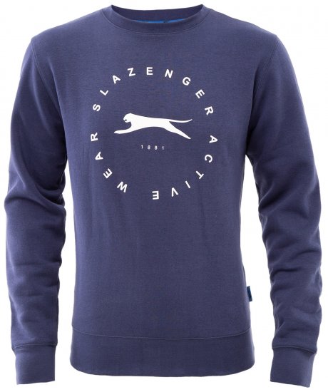 Slazenger Dean Sweatshirt Navy - Суичъри & cуичъри с качулка - мъжки суичъри големи размери