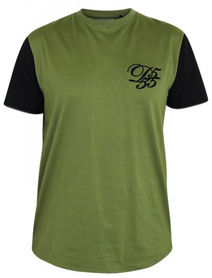 D555 Demarcus Couture T-shirt Khaki - Тениски - мъжки тениски големи размери