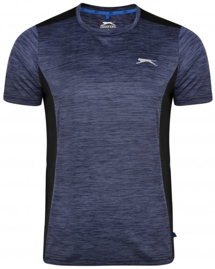 Slazenger Drew T-shirt Navy - Тениски - мъжки тениски големи размери