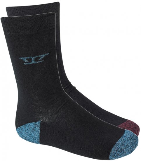 D555 Eden Cotton Rich Cushioned Sole Socks 2-Pack - Бельо & Бански шорти - Мъжко бельо големи размери