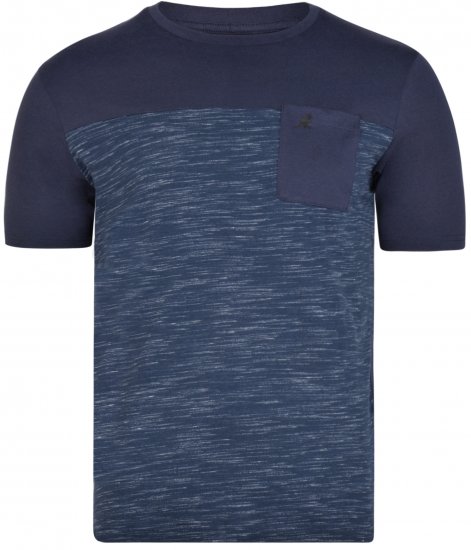 Kangol Elbrus T-shirt Navy - Тениски - мъжки тениски големи размери