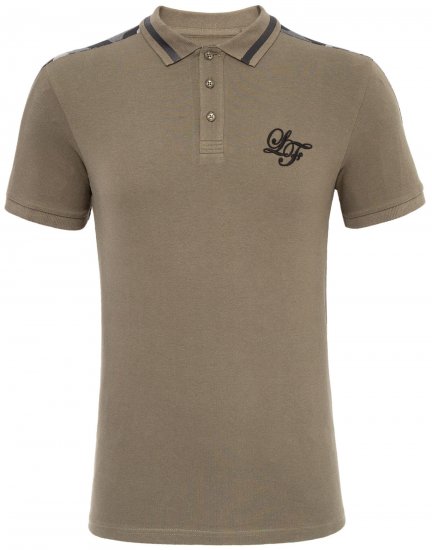 Loyalty & Faith Element Polo Khaki - Поло тениски - мъжки тениски с яка големи размери