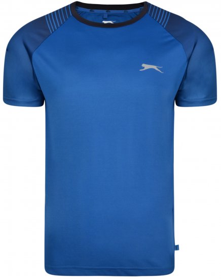 Slazenger Eli T-shirt Blue - Тениски - мъжки тениски големи размери