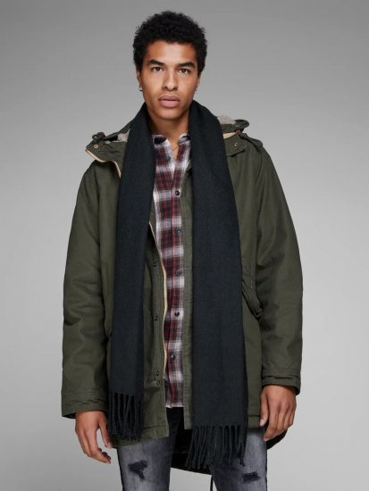 Jack & Jones Solid Шал Черно - Шалове - 