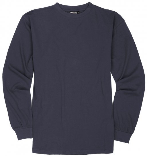Adamo Floyd Comfort fit Long sleeve T-shirt Charcoal - Тениски - мъжки тениски големи размери