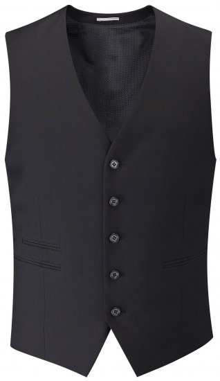 Skopes Madrid Waistcoat Black - Костюми - мъжки костюми големи размери
