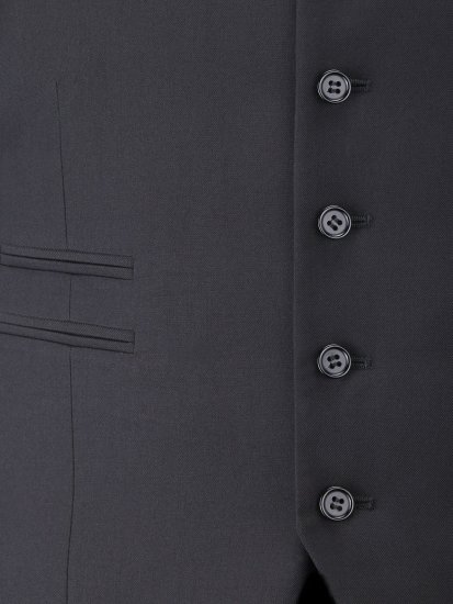 Skopes Madrid Waistcoat Black - Костюми - мъжки костюми големи размери