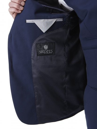 Skopes Kennedy Suit jacket Royal Blue - Костюми - мъжки костюми големи размери
