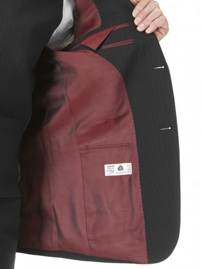 Skopes Darwin Suit jacket Black stripe - Костюми - мъжки костюми големи размери