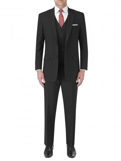 Skopes Darwin Suit jacket Black stripe - Костюми - мъжки костюми големи размери