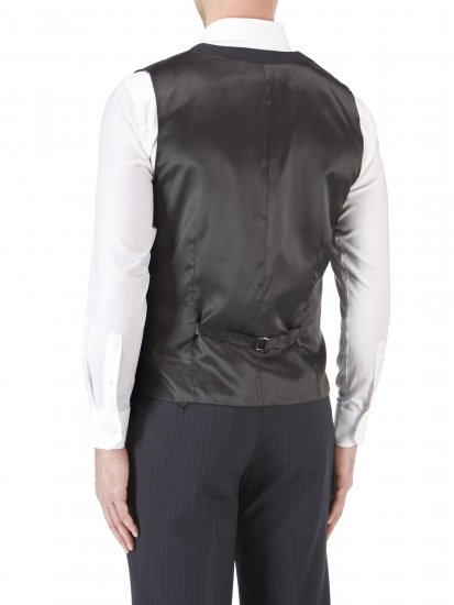 Skopes Darwin Waistcoat Black stripe - Костюми - мъжки костюми големи размери