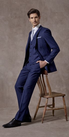 Skopes Kennedy Suit pants Royal Blue - Дънки и панталони - мъжки Дънки и панталони големи размери