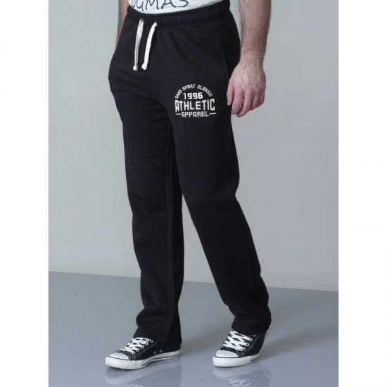 D555 Tony Sweatpants Black - Спортни панталони & Kъси панталони - мъжки спортни панталони големи размери