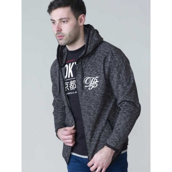 D555 Bennie Full zip Hoodie - Суичъри & cуичъри с качулка - мъжки суичъри големи размери