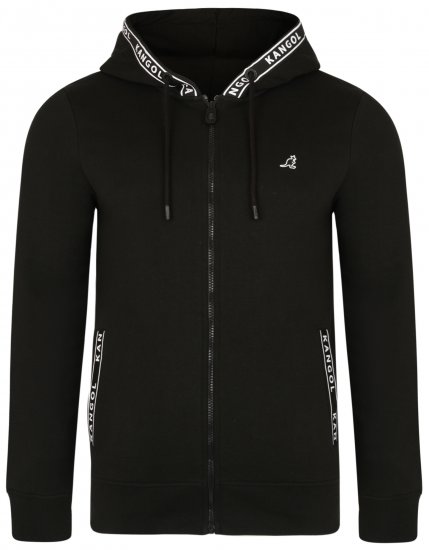 Kangol Foray Hoodie Black - Суичъри & cуичъри с качулка - мъжки суичъри големи размери