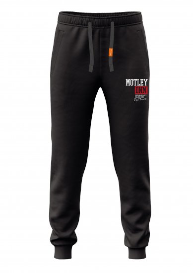 Motley Denim Glasgow Sweatpants Black - Спортни панталони & Kъси панталони - мъжки спортни панталони големи размери