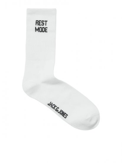 Jack & Jones Power Statements Тенис чорапи Бял 3-pack - Бельо & Бански шорти - Мъжко бельо големи размери