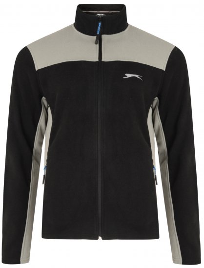 Slazenger Haines Microfleece Black - Суичъри & cуичъри с качулка - мъжки суичъри големи размери