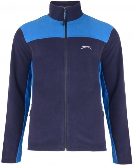 Slazenger Haines Microfleece Navy - Суичъри & cуичъри с качулка - мъжки суичъри големи размери