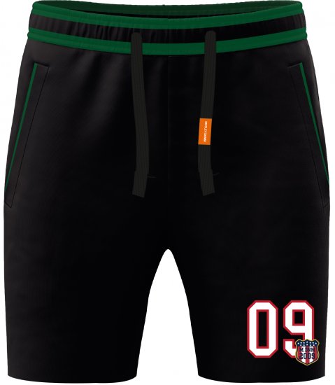 Motley Denim Harrogate Sweatshorts Black - Спортни панталони & Kъси панталони - мъжки спортни панталони големи размери
