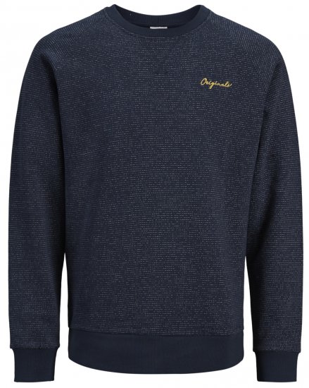 Jack & Jones Hide Sweatshirt Navy - Суичъри & cуичъри с качулка - мъжки суичъри големи размери