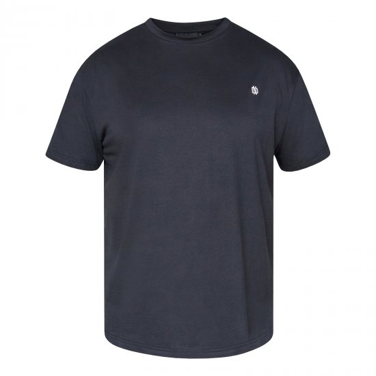 North Latitude T-Shirt With Back Print Черно - Тениски - мъжки тениски големи размери