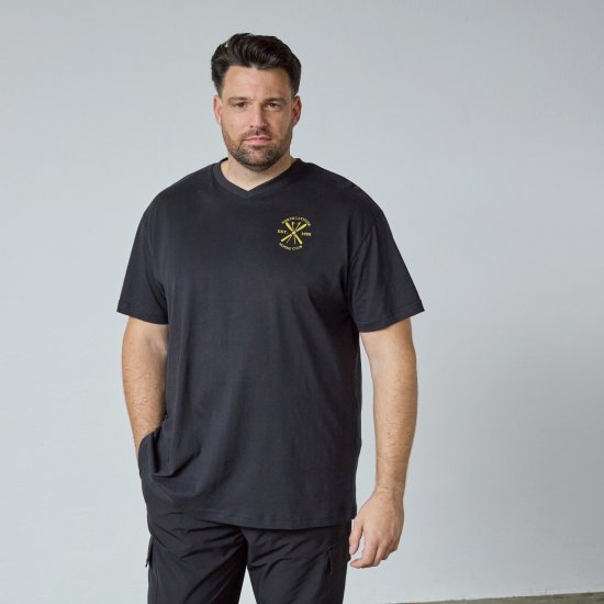 North Latitude Alpine Club T-Shirt Черно - Тениски - мъжки тениски големи размери