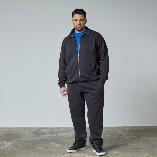 North Latitude Sweat Cardigan Черно - TALL cуичъри - TALL суитшърти за високи мъже