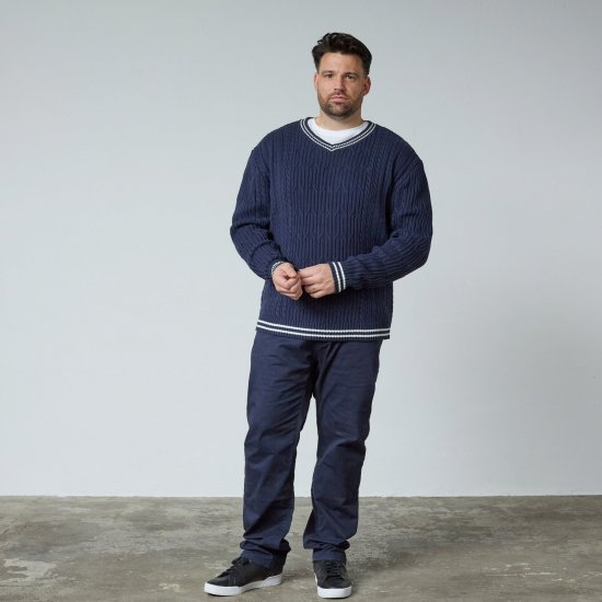 North Latitude V-Neck Knit Нейви - TALL cуичъри - TALL суитшърти за високи мъже