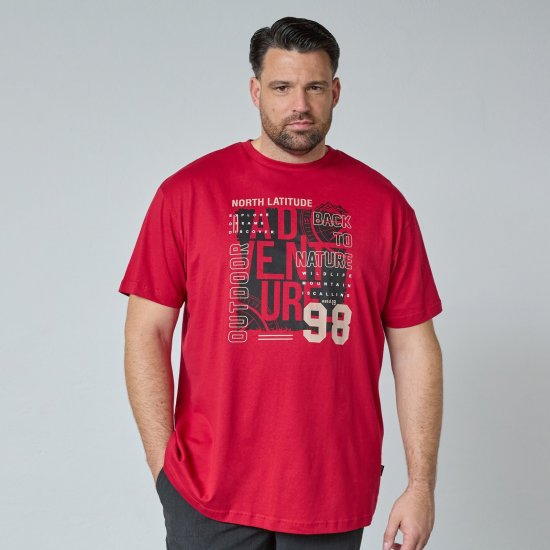 North Latitude Adventure 98 Graphic Tee Жълто/Оранжево - Тениски - мъжки тениски големи размери