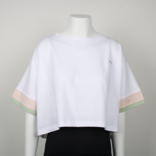 Nora Mikken AGNES Crop Top White - Тениски - 