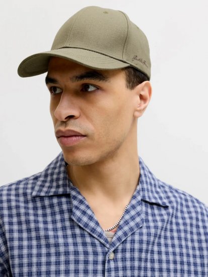 Jack & Jones Base Louis Шапка с козирка Каки - Шапки с козирка - 