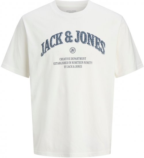 Jack & Jones Denver Graphic T-Shirt Beige - Тениски - мъжки тениски големи размери