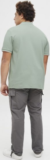 Jack & Jones AUSTIN CLASSIC Polo Iceberg Green - Поло тениски - мъжки тениски с яка големи размери
