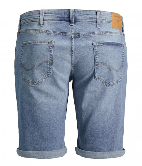 Jack & Jones Rick 5 Pocket Shorts Blue denim - Шорти - мъжки къси панталони големи размери